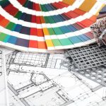 palette of colors designs for interior design