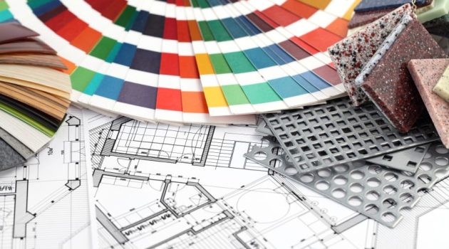 palette of colors designs for interior design