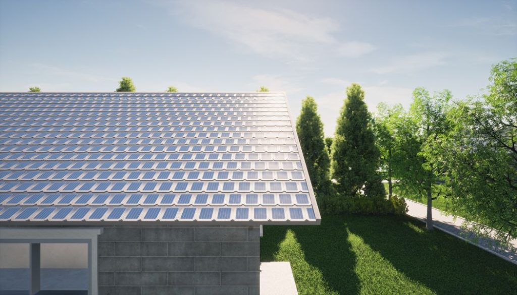 solar panels on tiny home