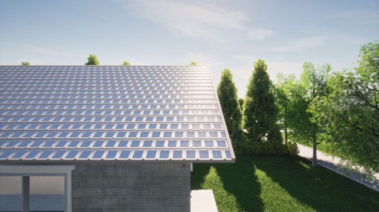 solar panels on tiny home